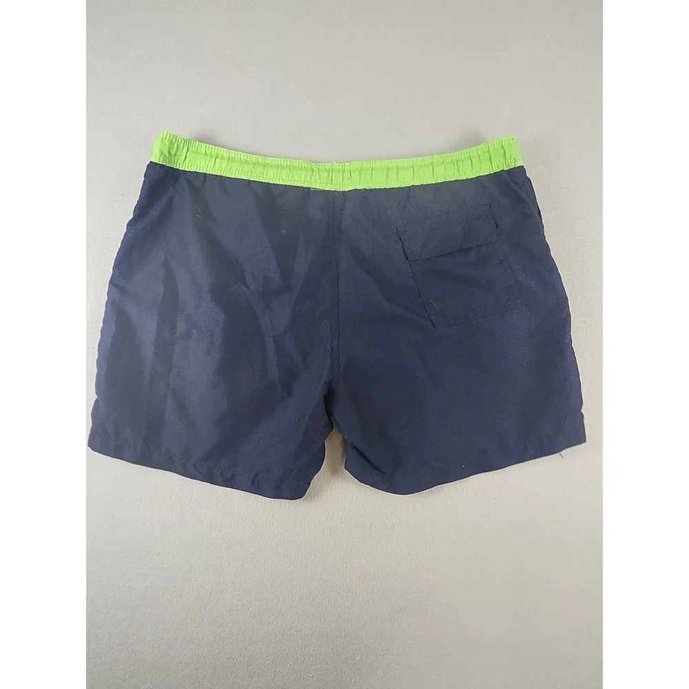 Abercrombie & Fitch Board Shorts Mens 2XL Blue Swim Trunks Drawstring Pocket